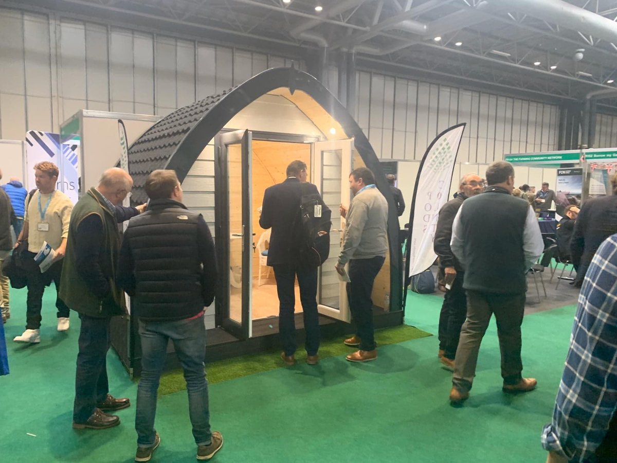 Andy and Oliver are at <a href="/Farm_Innovation/">Farm Business Innovation</a>
over on stand FR144 to answer any questions you have about our GRP Glamping pods. Come and say Hi!! 
#GRP #Glamingpod #Showtime