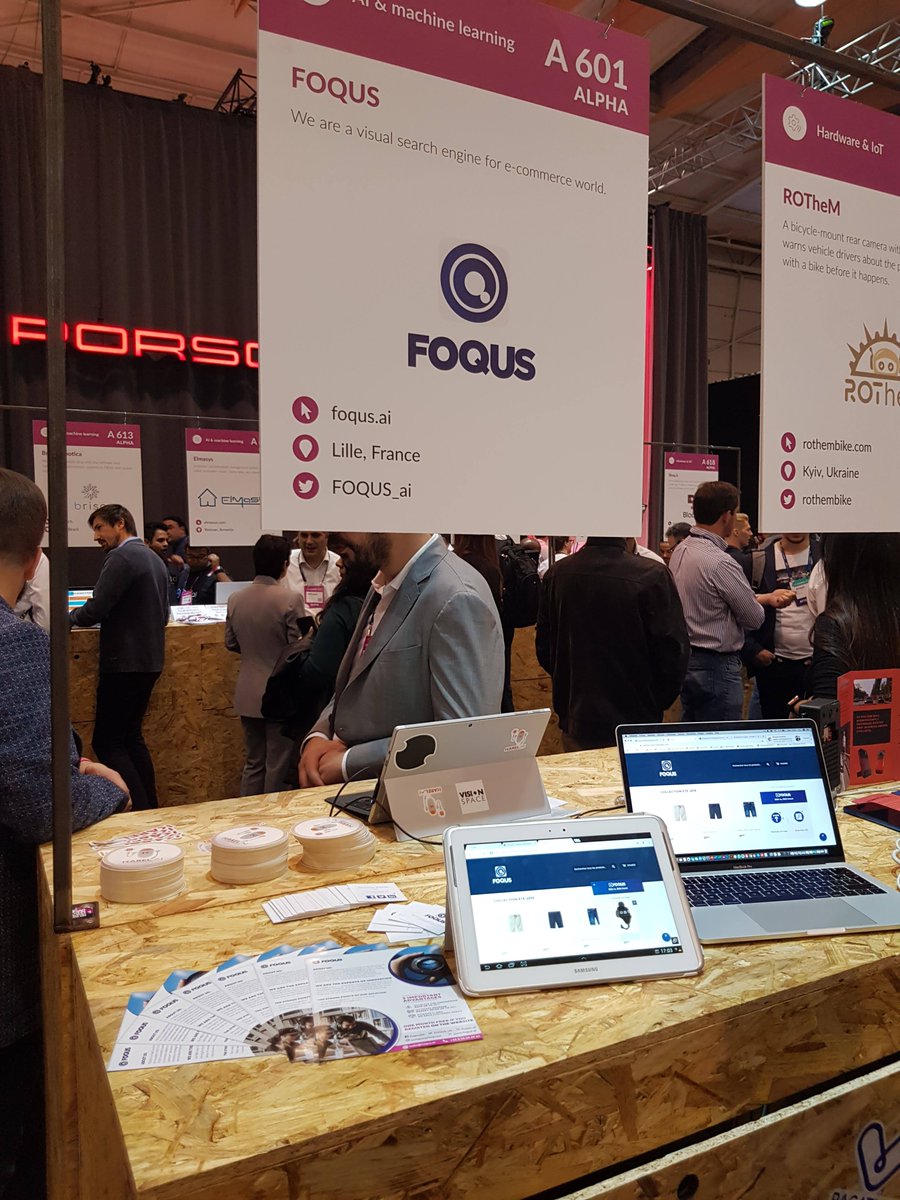 FOQUS_AI's tweet photo. During the @WebSummit 2019 🇵🇹
#WebSummit #Lisbon #alphastartups #tech #innovation #machinelearning #AI https://t.co/6REmQWGE7h