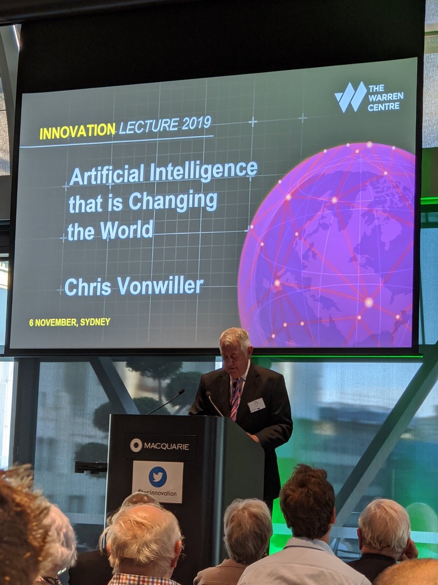 BaxterIP's tweet photo. Chris Vonwiller, founder of Appen, is a modern Australian innovation hero - great to hear from him tonight #twcinnovation https://t.co/9Nfzqx2Kql