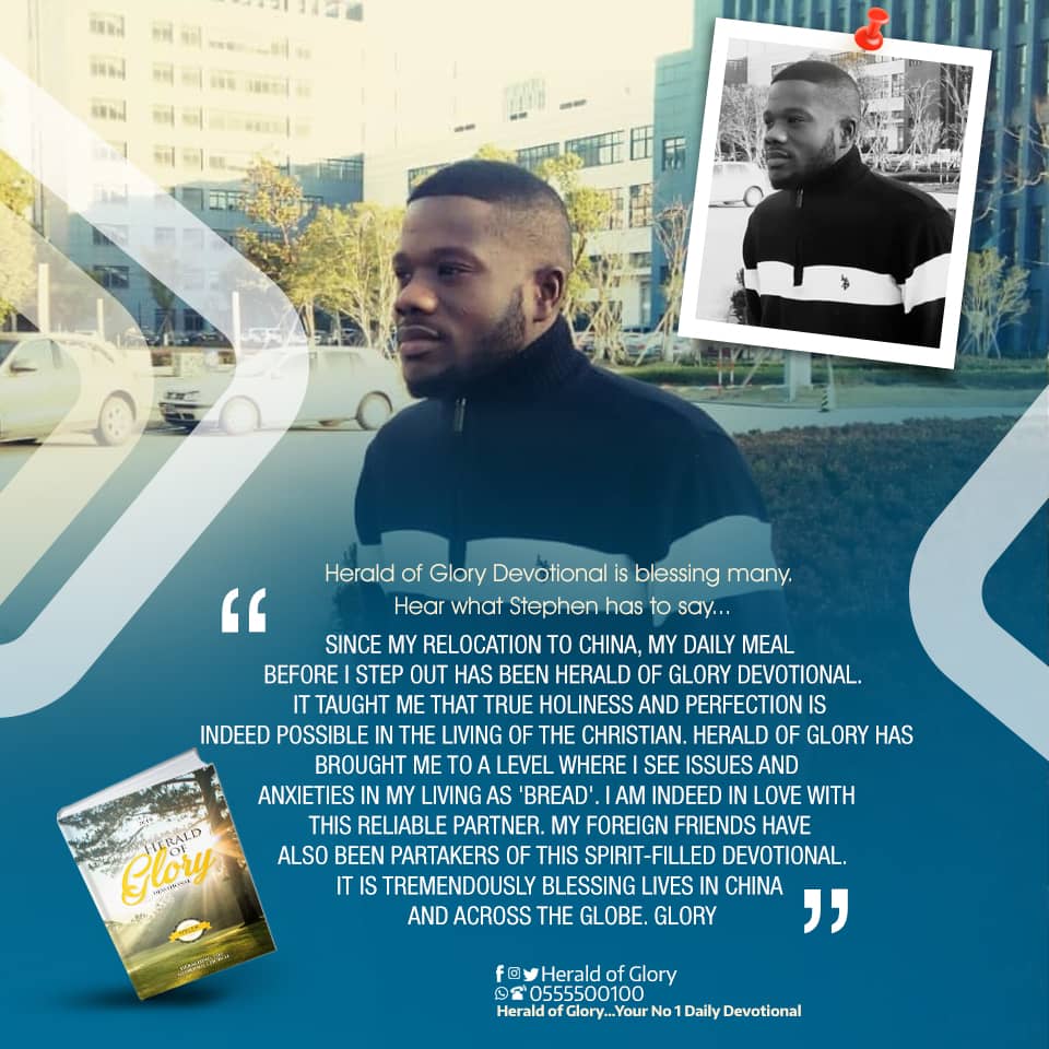 christassemblyw's tweet photo. Herald of Glory is the encapsulation of the daily rhema of God for your living and enjoyment.
#TestimoniesFromAroundTheWorld
#MostReadDevotional
#Number1Devotional
#GloryDispenser https://t.co/vc6y1ivC0q