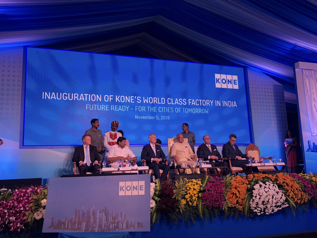 MinnaAila's tweet image. The factory is really impressive, congrats to @KONECorporation ! ...and guess who is the crane supplier 😊? I was honored to join the inauguration ceremony and represent @Konecranes  🙏🏻