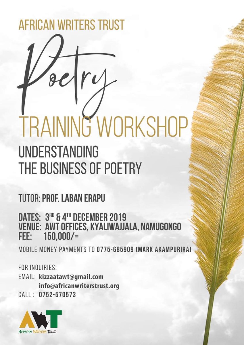 TrustAwt's tweet photo. Apply  for the AWT Poetry workshop-https://t.co/WLWBN0nm8K…/1FAIpQLSdvosu9ertJYxBYVj…/viewform

#PTW
#AWTat10 https://t.co/rqeyosxjge
