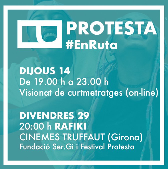 FProtesta's tweet photo. #ProtestaEnRuta #Novembre
La @FundacioSERGI organitza les jornades "Siner[GI]es: expressions de gènere a la nostra societat i en les diverses cultures"
El Protesta hi col·labora per primer any amb la projecció de curtmetratges (14N) i "Rafiki" (29N)
+info👇https://t.co/LjQV1HOTzQ https://t.co/g0SV5umtxR