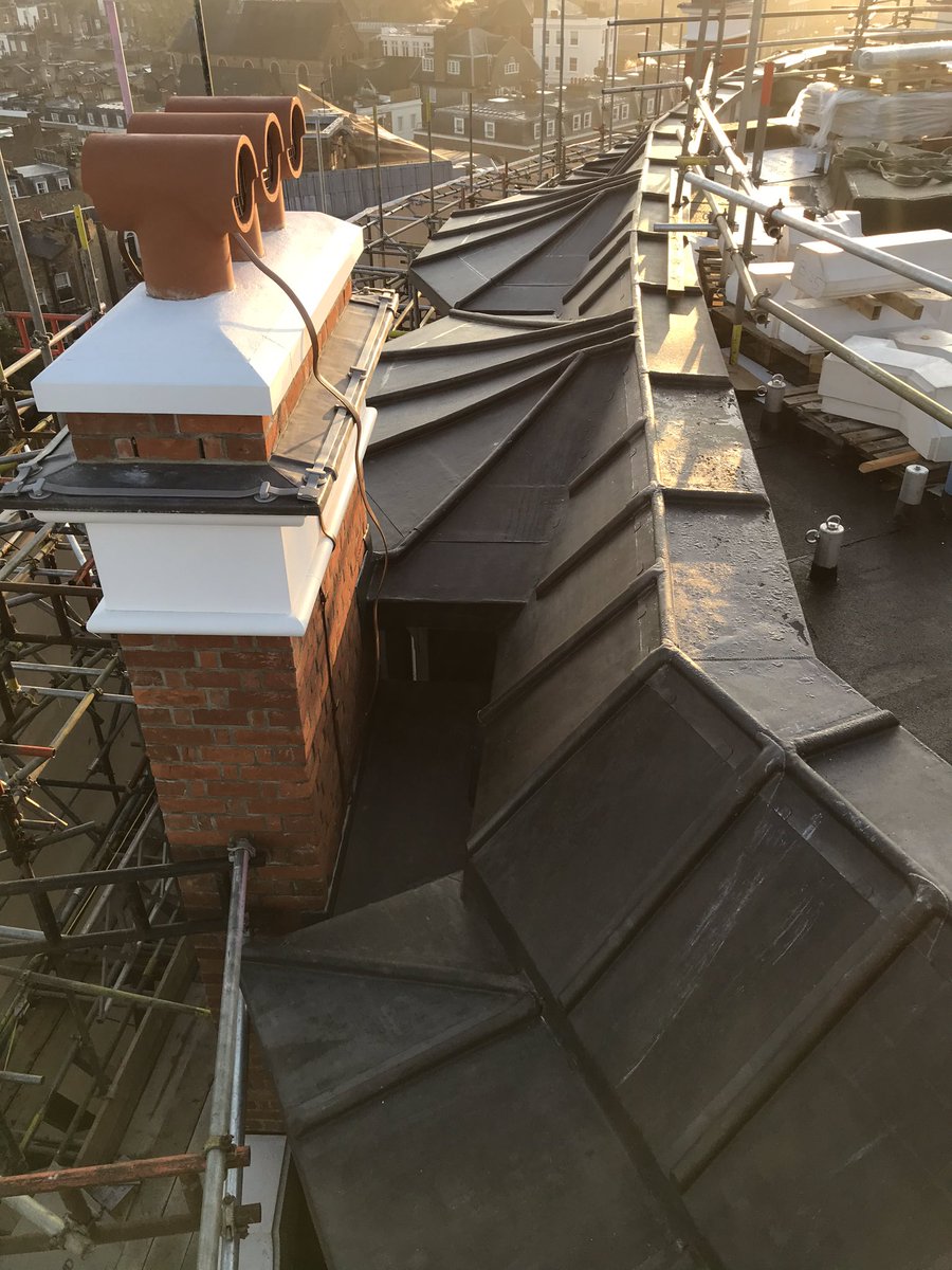 Been keeping busy on this project for EJ.Roberts #roofing #leadwork