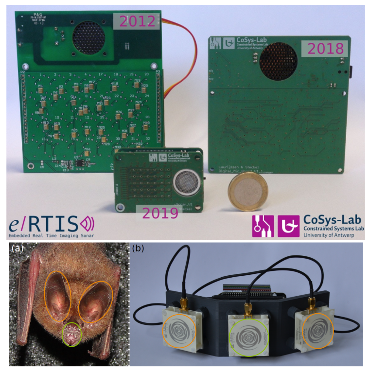JaSteckel's tweet photo. Want to know how to make 3D point-clouds with an array of eRTIS sensors, the 3D sonar sensors developed by @CoSysLab  of @UAntwerpen_FTI ? Come to our talk at #IROS2019 on Nov-7, 11.30 in room L1-R1 and meet @Robin_Kerstens to discuss! See more info on https://t.co/DtgqM6NVrF! https://t.co/eQuGAtU9Yo