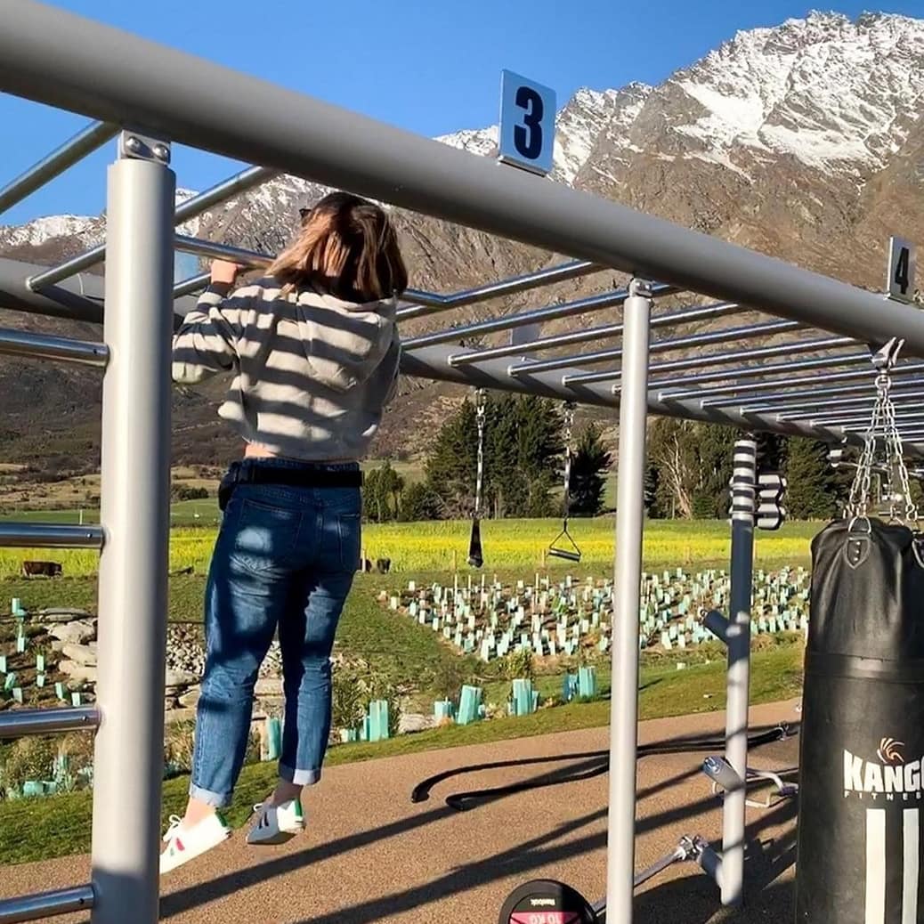 PlaytopN's tweet photo. Great seeing #PlaytopNZ Safer Surfacing keeping kiwis safe.  
Playtop installed here at Hanley's Farm #Queenstown outdoor fitness station. Colour #nikegrind sand

https://t.co/Co31Wj5319
https://t.co/rL1DK7N9TC

0800752986
andy@playtop.co.nz
#nikegrind https://t.co/P9B0qvkJbg