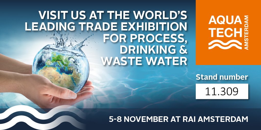 Can we produce clean water from wastewater? That's what CoRe Water is about. 

Discover more this afternoon in the KWR booth at the Aquatech, no 11.309. 

Catch up on the latest developments at our network drink on Wednesday 6 November at 5.15 p.m.! 
 kwrwater.nl/en/actueel/age…