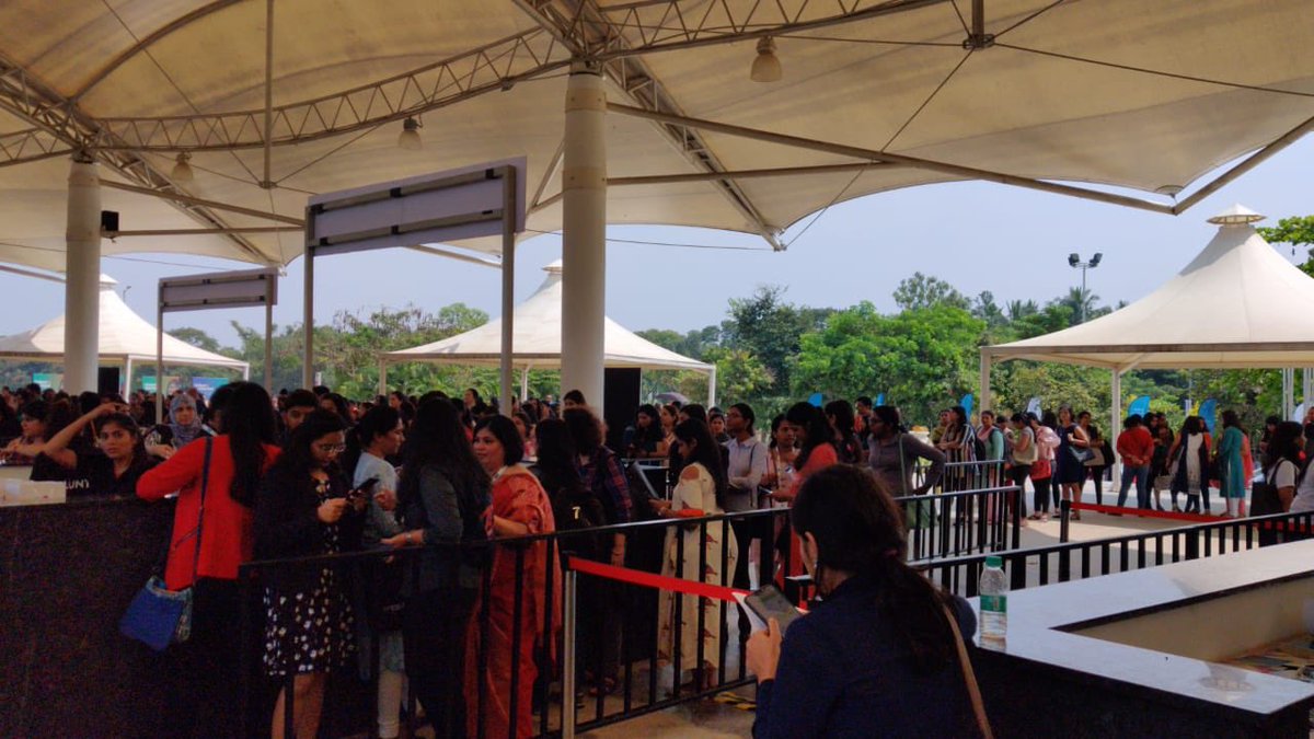 GoelbharatGoel's tweet photo. Huge queue of happy faces at #JioGHCI19

#Jiodiversityandinclusion 
#GHCI19
@shikha_sharad
@poojahgbansal
@DhruvikaC
@PallaviBanerje
@suraj_gantayat
@GangulyBhuvan
@MaggieInbamth
@GangulyBhuvan
@anand__a
@Nishant57173118
@spoo_mahendra
@lazarsj
@cmaheshwari16
@SatyadeepMishr https://t.co/COkd6naLds