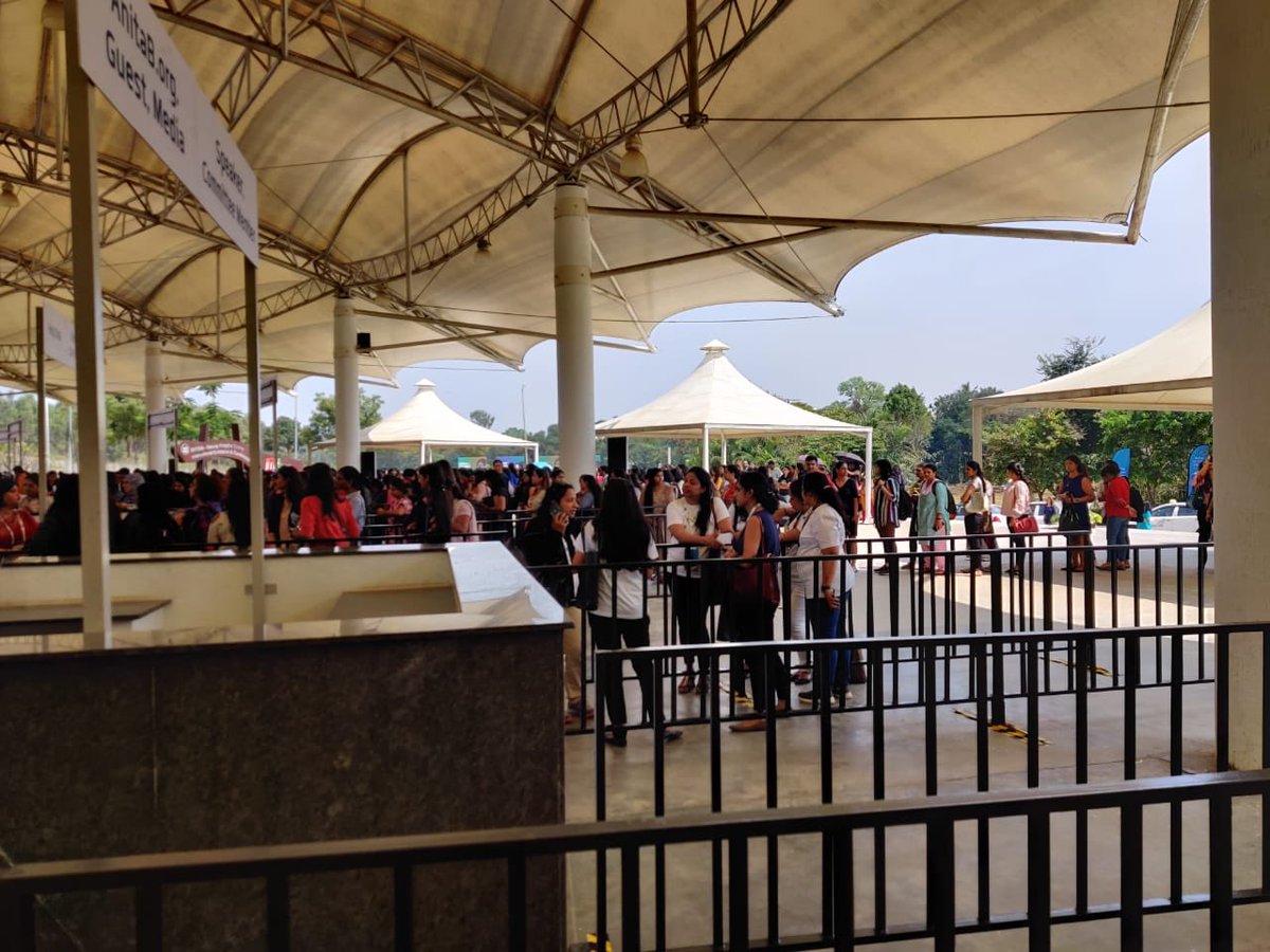 GoelbharatGoel's tweet photo. Huge queue of happy faces at #JioGHCI19

#Jiodiversityandinclusion 
#GHCI19
@shikha_sharad
@poojahgbansal
@DhruvikaC
@PallaviBanerje
@suraj_gantayat
@GangulyBhuvan
@MaggieInbamth
@GangulyBhuvan
@anand__a
@Nishant57173118
@spoo_mahendra
@lazarsj
@cmaheshwari16
@SatyadeepMishr https://t.co/COkd6naLds