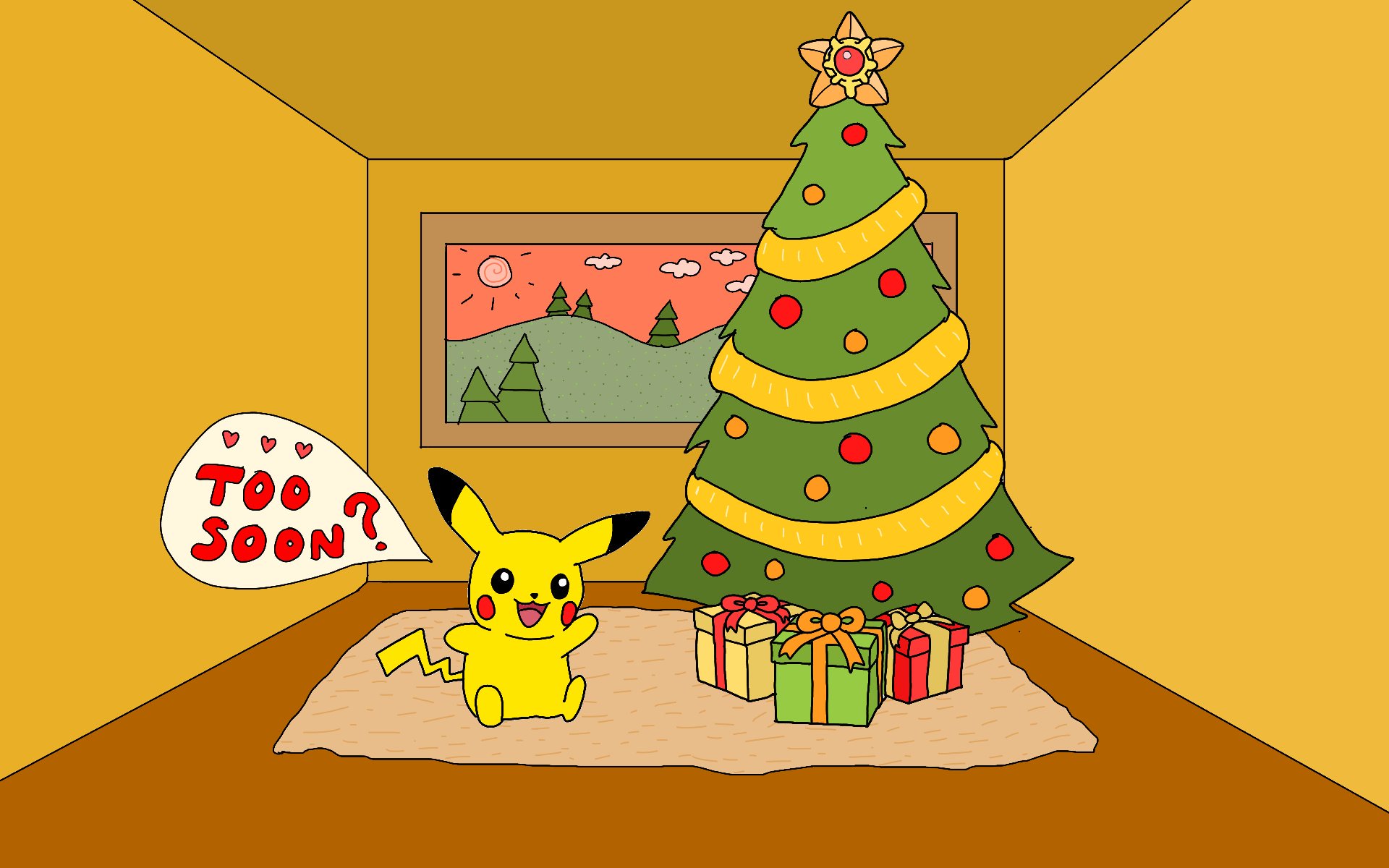 HOW TO DRAW CHRISTMAS PIKACHU - HOW TO DRAW POKÉMON 