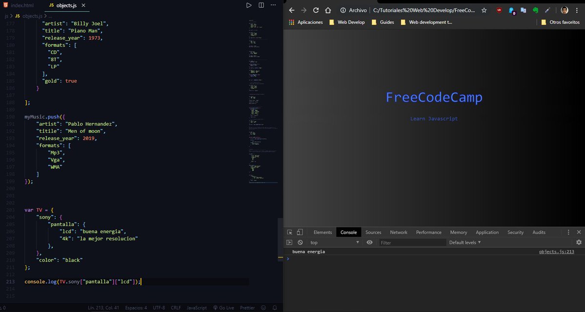 PabloHzVizcarra's tweet image. Day43 #100DaysOfCode
We continue with our freeCodeCamp curriculum, we are learning Javascript the exercises already start to bother me due to some difficulty.
this is good i feel i'm learning quite a lot with everyone.
#freeCodeCamp
#learningJavascript
#goodNight