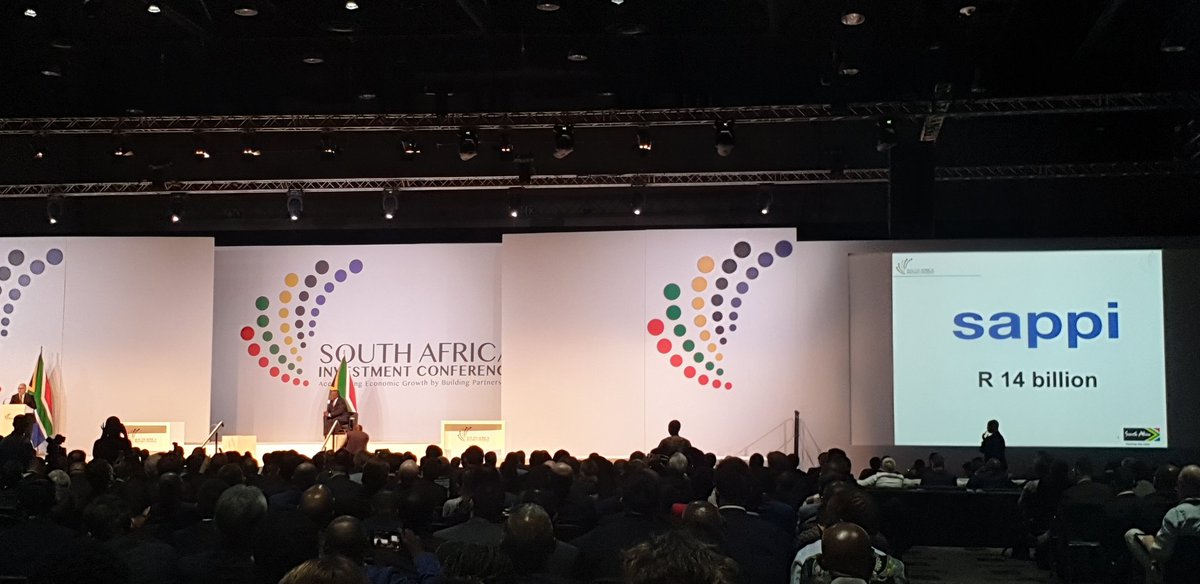 Tennelli1's tweet photo. A phenomenal morning of global company commitments to our beautiful country! Thank you for your investment in South Africa's future!  @SAInvestmentCo #investment #InvestSA https://t.co/dfwZCYm1yZ