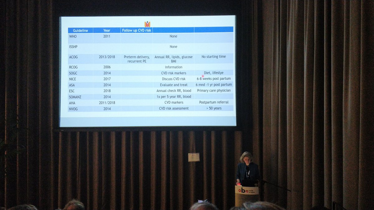 CeulemansDries's tweet photo. Second day of #BiochemEvent. #pregnancy as a fitness test by C de Groot: pre-eclampsia is a predictor for cardiovascular risk in later life. Opportunity for interventions, but consensus for follow-up is lacking. Children born after PE are also at risk
@WorldObesity #barker https://t.co/HVVdvkopkD