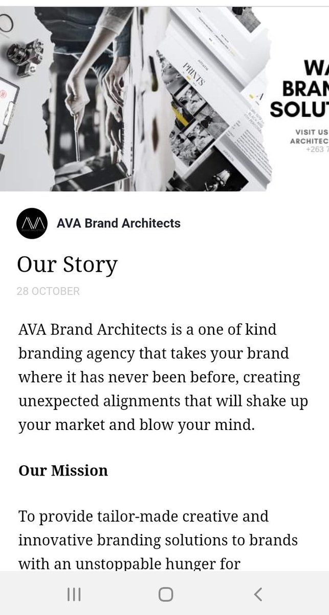 Check out our Facebook page 
facebook.com/avabrandarchit… 
#womenintech #femtech #afrobloggers #digitalmarketers #curators #creativedesigners