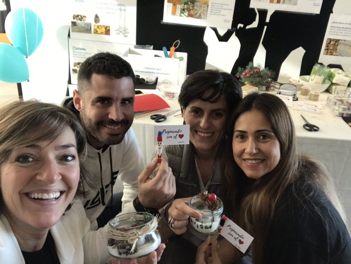 cdiazdey's tweet photo. Arranca #5minutosparaApsuria una de nuestras campañas Navideñas en @cisco_spain @apsuriafunda #wearecisco #compartiendocapacidades https://t.co/MoDAt6JHPn