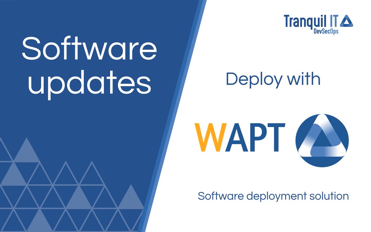 TRANQUIL_IT's tweet image. 📢 New software updates for #NotePadPlusPlus, #TortoiseGit, #OBSStudio, #Geogebra, #PowerShell, #Rufus, #Putty, #Calibre, #Opera, #Skype, #CCleaner, #Peazip, #Dotnet and #Chrome on the #WAPT store.
#patchmanagement #Update #CyberSecurity