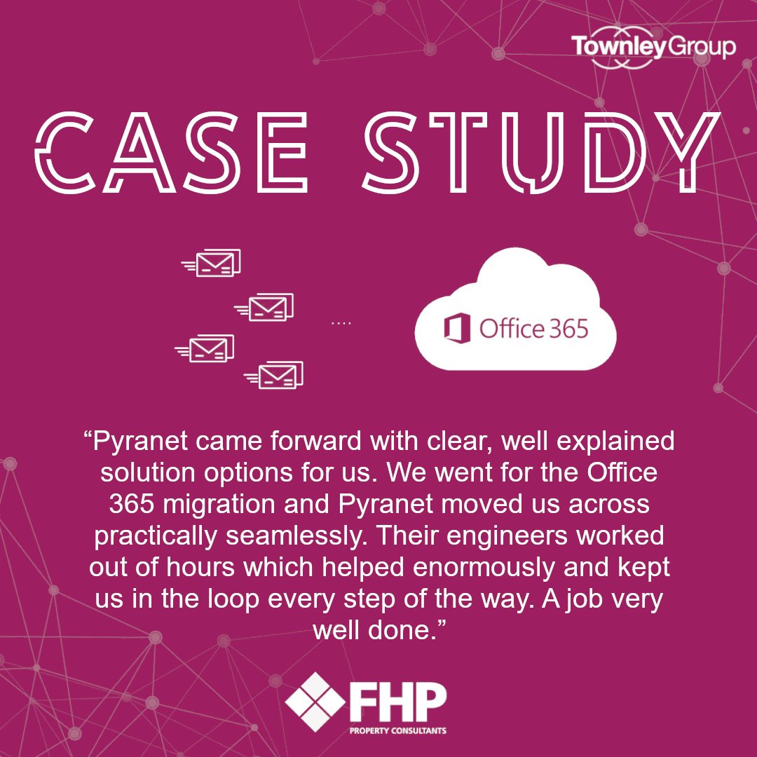 The challenge: move FHP from an in house Exchange 2010 Mail Server to #Office365 365 with as little downtime as possible in order to achieve a reliable and resilient email service.

Read the case study here bit.ly/2JWplZo

#Office365Migration #CaseStudy