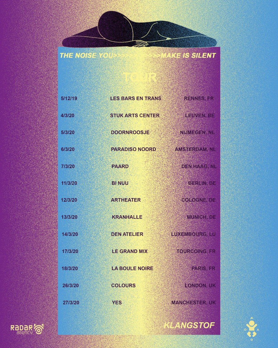 Here are the dates for our first EU-tour. Tickets and new track available on Friday! x