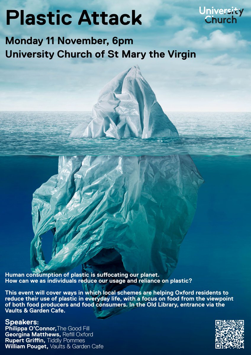 University Church (@smvoxford) on Twitter photo Do not miss 'Plastic Attack' (Mon 11 Nov), to find out about local Oxford schemes that can help with lowering our consumption of plastics. An interesting read is Tabitha Whiting's guide to shopping plastic-free in Oxford: bit.ly/33omj81 <a href="/tabithawhiting/">Tabitha Whiting</a> Do not miss 'Plastic Attack' (Mon 11 Nov), to find out about local Oxford schemes that can help with lowering our consumption of plastics. An interesting read is Tabitha Whiting's guide to shopping plastic-free in Oxford: bit.ly/33omj81 <a href="/tabithawhiting/">Tabitha Whiting</a>