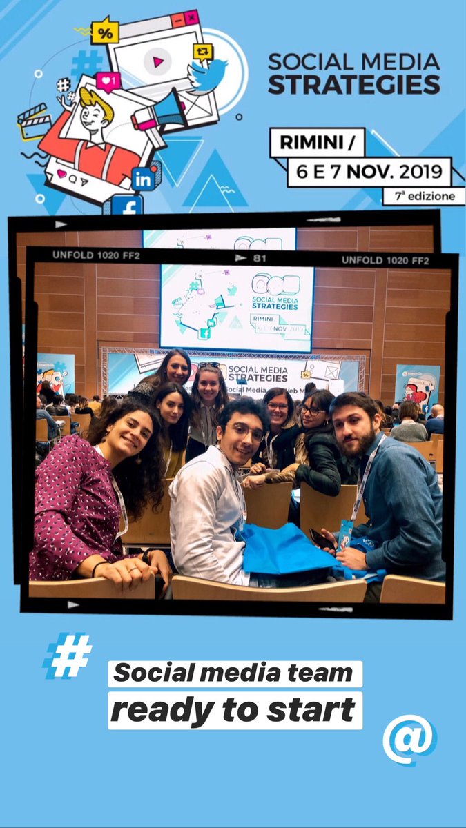 Social media team <a href="/IUS_VE/">IUSVE - Istituto Universitario Salesiano Venezia</a> in azione al #SMStrategies 📲