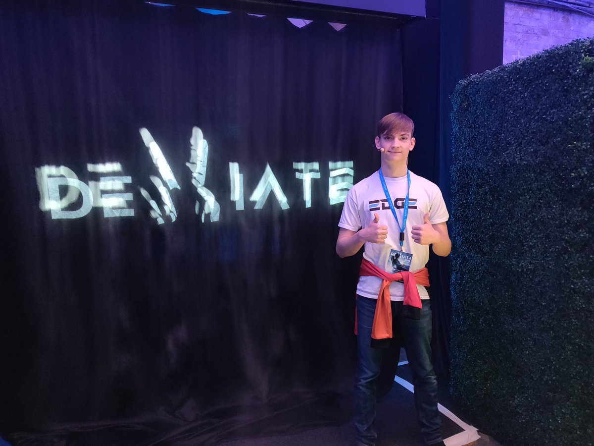 EdgeTechGG's tweet photo. Our platform engineer @hiettdigital is ready to give the @DeviateDigital keynote...#stayedgy #esports #deviatedigital https://t.co/vzCzp1Vh0v