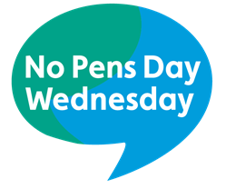 lets_TALKDerby's tweet photo. Today is #NoPensDay!🖊️

No Pens Day Wednesday is a @Comm_nTrust and @ICANcharity project that encourages settings to put down the pens and run a day of speaking and listening activities!

How are you spending No Pens Day?💬

#EYFS #SLCN @DerbyEarlyYears @peartreeinfants @DerbyCC https://t.co/pcPLGW3OWq