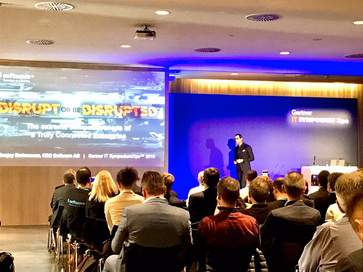 <a href="/SanjayBrahmawar/">Sanjay Brahmawar</a> talks about the need to innovate in the truly connected world at #GartnerSYM in #Barcelona <a href="/SoftwareAG/">Software AG</a>