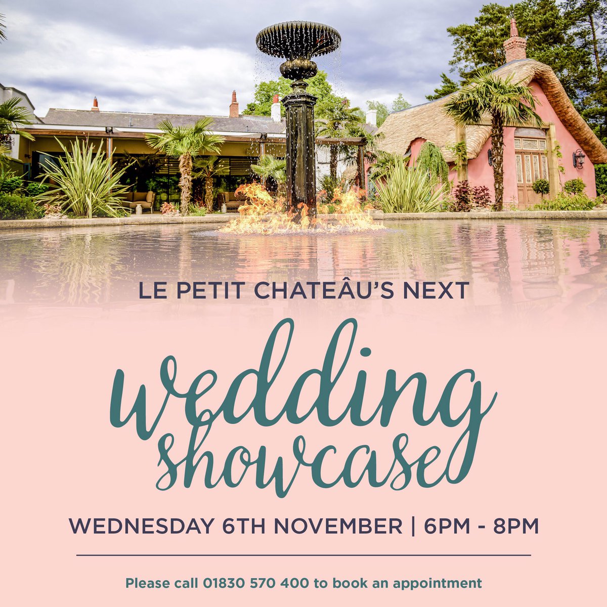 williamdepercy's tweet photo. Our sister venue @lepetitchateauweddings is hosting a wedding showcase tonight. Be sure to pop in for a drink after! ✨
#tagmoments #engaged #weddingplanning https://t.co/UUayYRqo8b