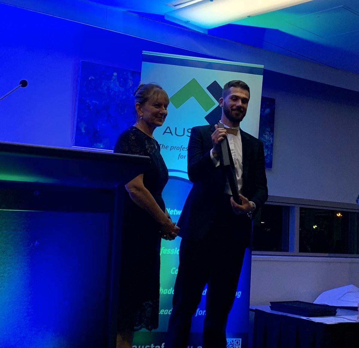 robbpeth's tweet photo. Congratulations Matt on winning #austafeqldemergingleaders Education and Training award for 2019!!! https://t.co/pqbncBHM3I