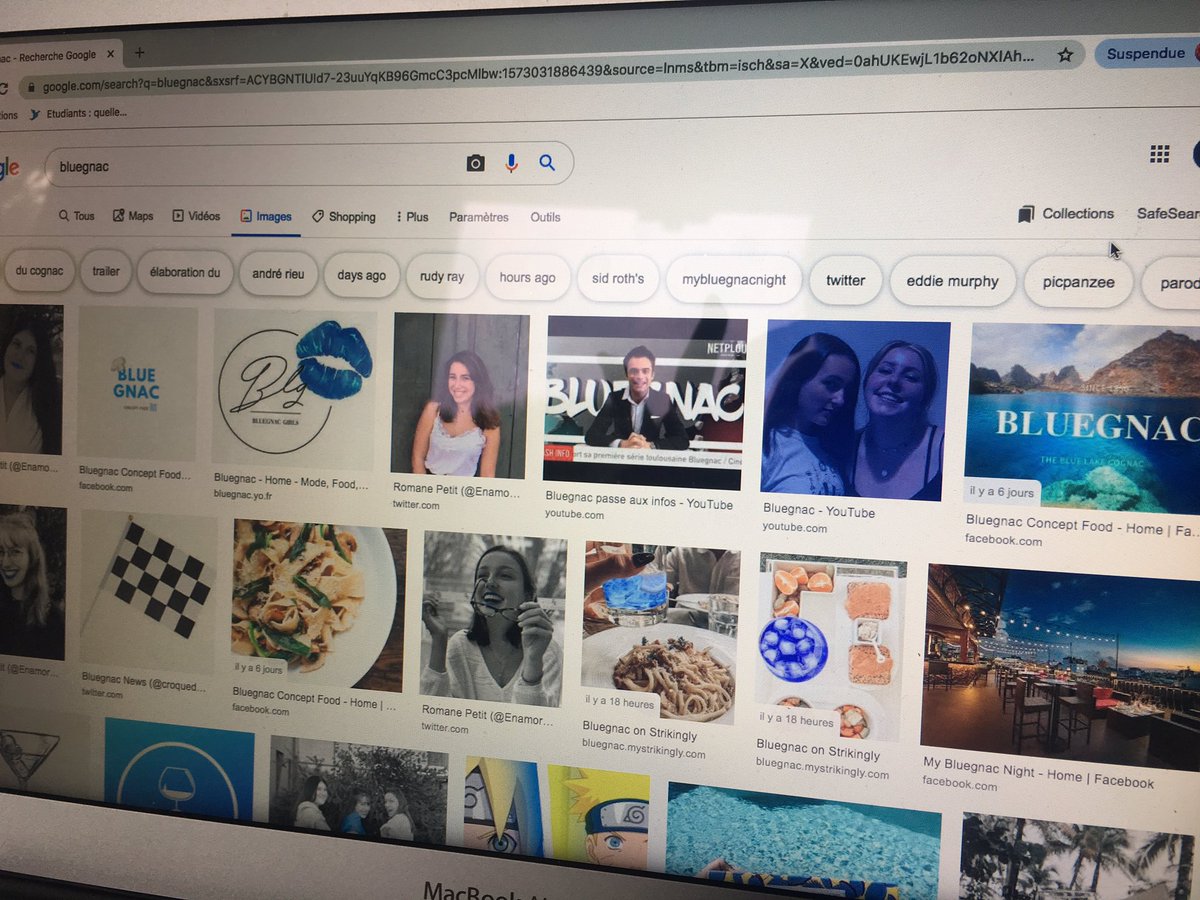 sheisbach's tweet photo. Le bonheur est présent quand ta photo apparaît sur la première page de Google ! @Bluegnac1 commence à prendre 🤩 
Merci à @iscpaToulouse pour ce challenge #bluegnac qui nous permet de nous dépasser 💪🏻 https://t.co/C7tymlHf2Z