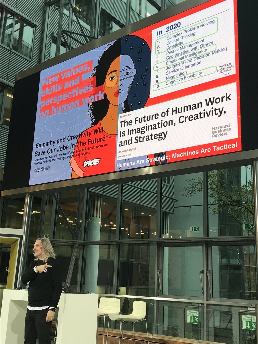 kerstin_lerner's tweet photo. Talking about what we need to be prepared for the #future keynote from @martinwezowski from #SAP at the #agile #barcamp in the #magenta #togetherweek @telekomwall https://t.co/yrcViLcmwx