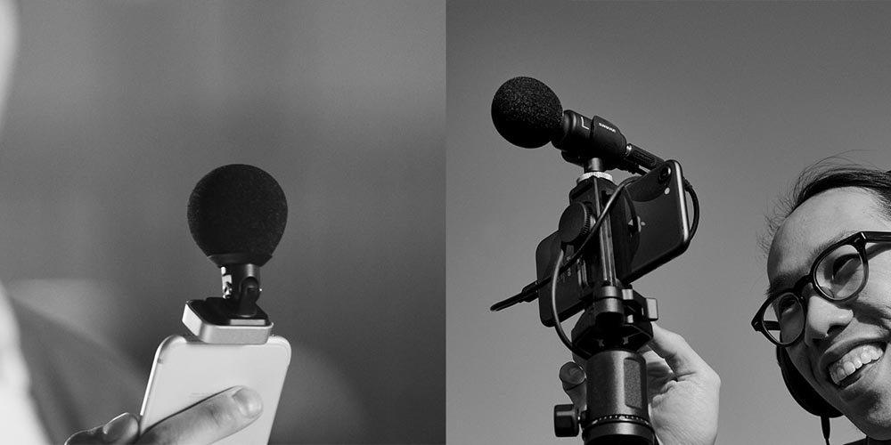 ShureDACH's tweet photo. Für Smartphones haben wir zwei Mikrofone im Angebot: das #Shure MOTIV #MV88 und das #MV88plus Video Kit – findet jetzt heraus, welches besser zu euch passt: https://t.co/wLN5ig0WZI https://t.co/WK2ZOYP7to