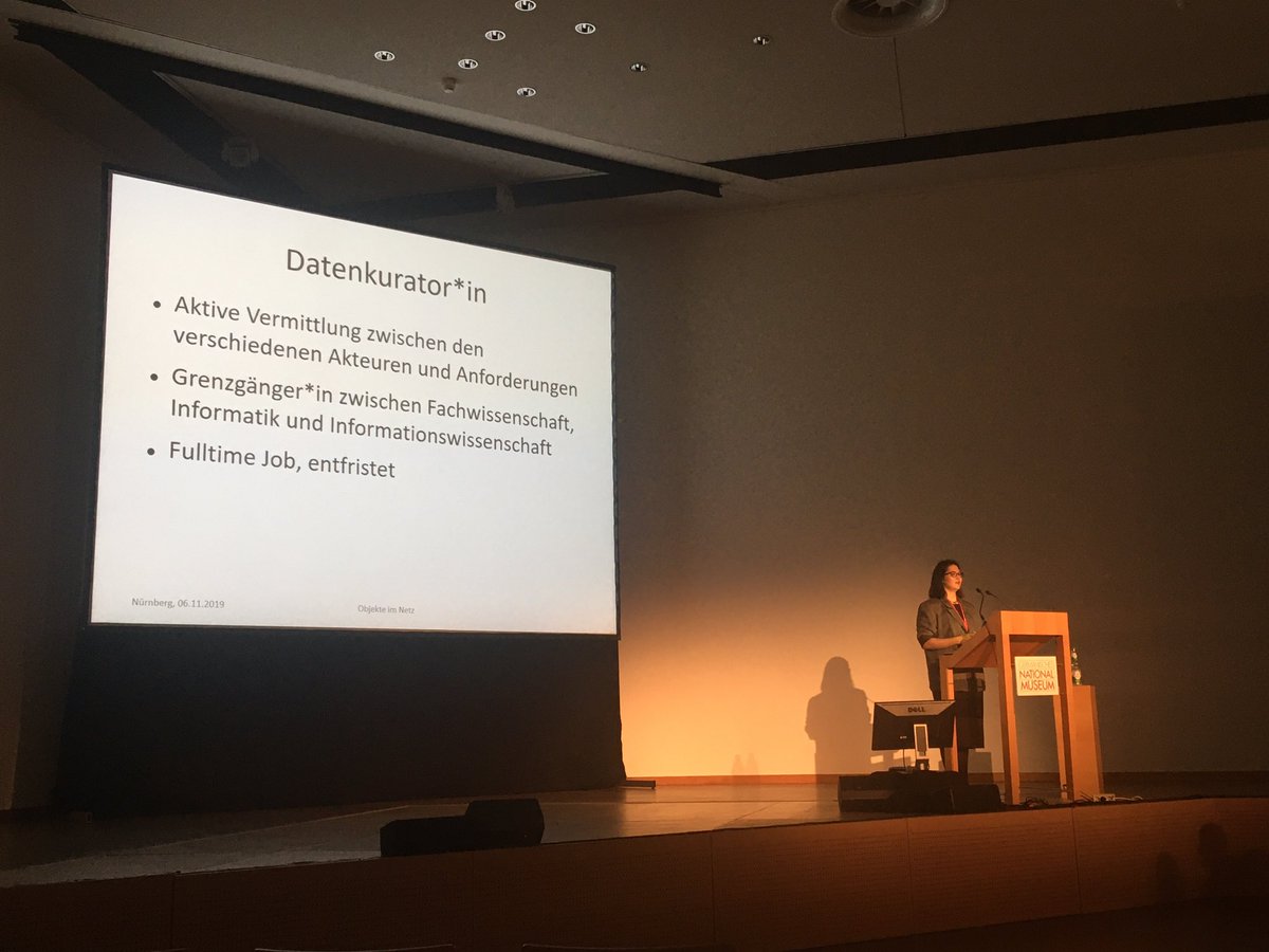 KlusikEckert's tweet image. Starkes Plädoyer von @JuliaR2Punkt0 für Datenkurator*innen an Institutionen, unbefristet. Nur so kann die Qualität der Sammlungsdaten gewährleistet werden #objekteimnetz #digitalhumanities