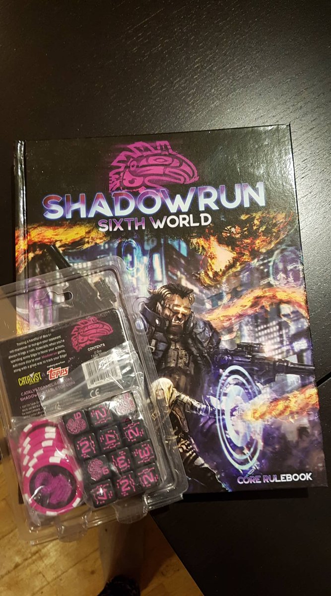 CCP_Lovelace's tweet image. Decided to be a real chummer and get myself the new book.