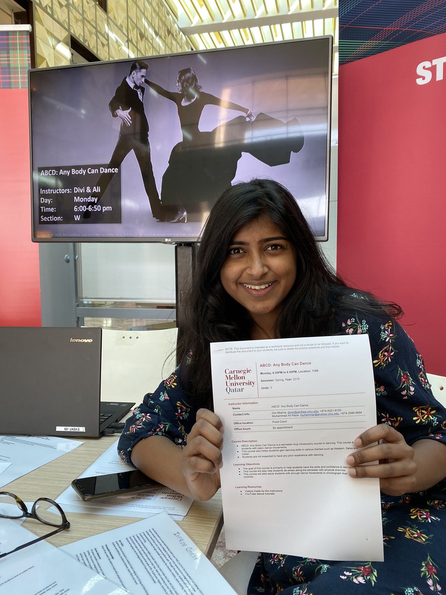 CMUQ courseopenhouse tweet media