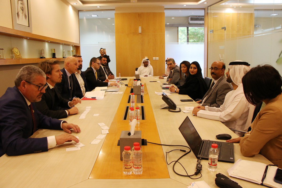 HealthcareCity's tweet photo. Earlier this week, we learnt about advances in #MedicalTechnology from a #Swedish #delegation. Organized by the #EmiratiSwedishBusinessCouncil, we discussed #digital #PatientSolutions, #AdministrativeDataApplications, and #LaboratoryOperations among other #IT #Solutions. #DHCC https://t.co/LIoFejAZay