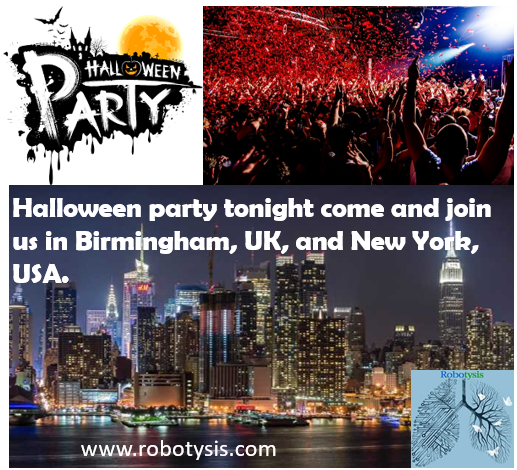 max97328784's tweet photo. Don't miss tonight Halloween Party at Birmingham and New York where we will show some demo models of our unique gadgets while you are enjoying this unique event. 
#party #joinus #fun #enthusiasm https://t.co/vss1XDCI8X