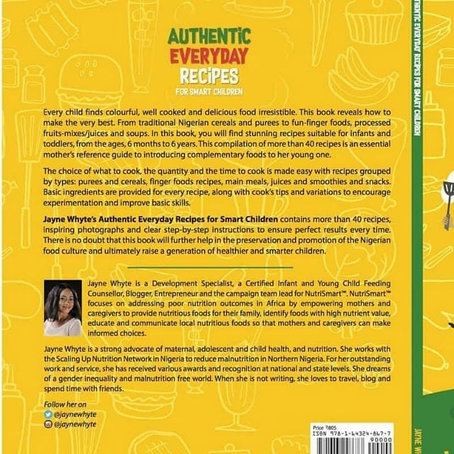 jaynewhyte's tweet photo. Its been a year since I published my first cook book and I've got amazing feedbacks. Caregivers are beginning to prioritise nutrition and understanding that nutrition in the first 1000 days of a child's life determines the future of that child. #SUNGG19 @GerdaVerburg https://t.co/eMMOWmJnjv