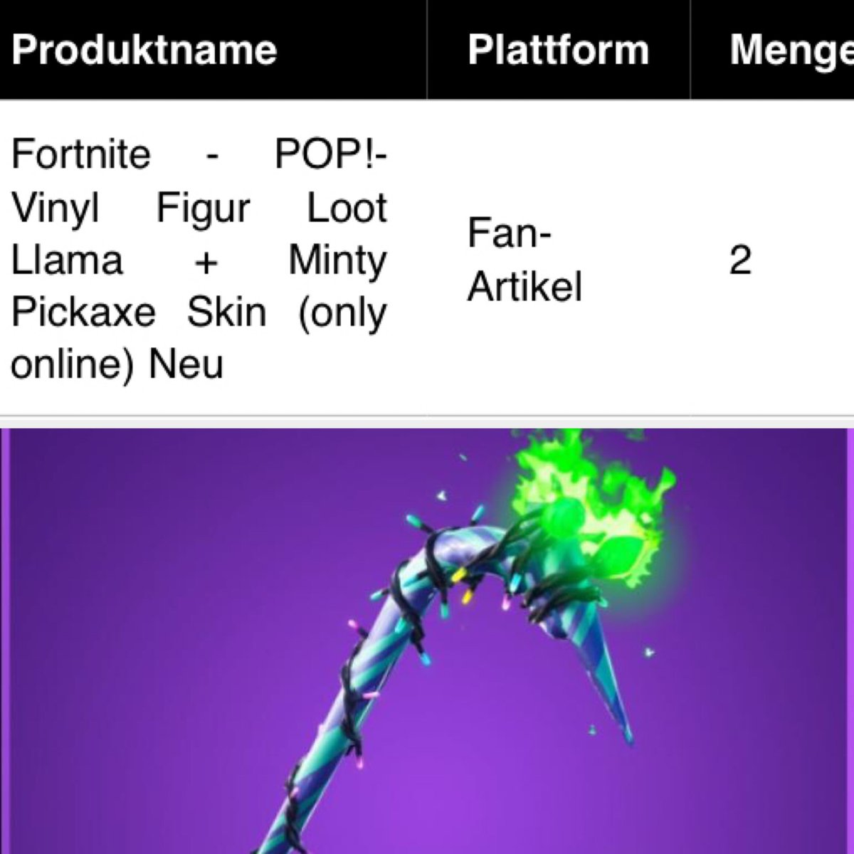 Chefstrobel's tweet image. GIVEAWAY 
1 x Minty Pickaxe! 
All you need to do is:
- Follow my Account
- Like and RT this Picture :)

Good luck another Giveaway is on my Instagram (str0beli)