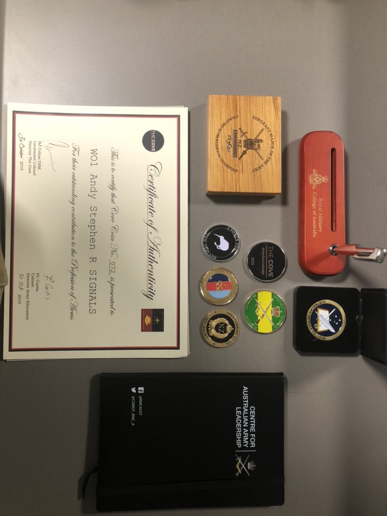 Andy_J_Stephen's tweet photo. Am away on a CAL scoping visit with our Aus and NZ counterparts. A fantastic visit so far, providing a great platform to share good practice and learn from each other. 
A few gifts have been collected along the way. Thanks to all for you hospitality thus far 👊
@SMA_NZ @covetweet https://t.co/fVo0bGxlVo