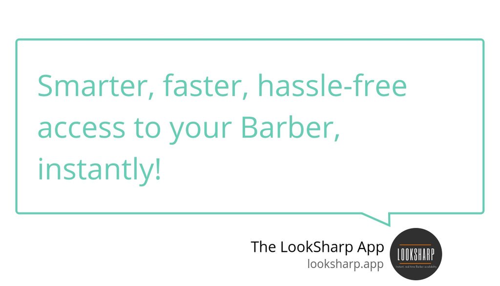 TheLookSharpApp's tweet image. "LOOK SHARP – All our barbers are rated, so you know you're only a tap away from stepping out with a great new look." lttr.ai/Jtey @TheLookSharpApp looksharp.app #TheLookSharpApp #Barber #Barbers #Barbershop #Barbershops #Barberbooking #TheLookSharpApp