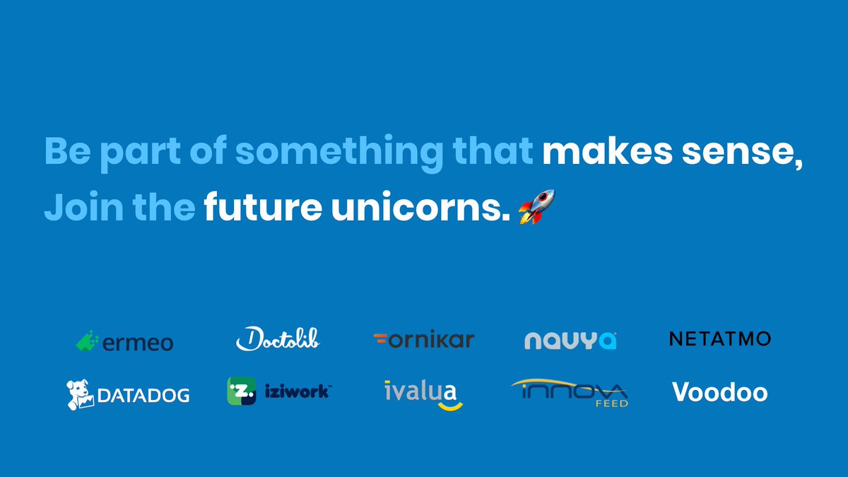 They were recruiting at the Scale-up Fair <a href="/FRdigitale/">France Digitale</a>, they still have some empty seats ! 😉

👉All this incredible #startups are #hiring a LOT ! 
To be the next #unicorn, they're doubling up their teams. 🦄
👉bit.ly/sendyourresume 

#dreamjob #next40 #frenchtech #digital #tech