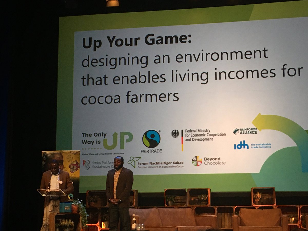 PinsBrown's tweet photo. Ivory Coast cocoa producer rep explaining their bold move to influence the cocoa market via a #LivingIncome differential #TOWIU https://t.co/5nQ3vgSzdV