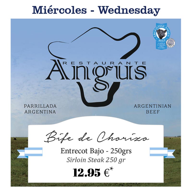 RestaurantsPM's tweet photo. This #Wednesday and enjoy a #SirloinSteak of 250gr at #RestauranteAngus 
#PuertoMarinaBenalmadena 
Reservations/ Reservas +34  952 57 57 98
Buen Provecho de parte de todos nosotros en el Restaurante Angus Os Esperamos!
#RestaurantesPuertoMarina 
https://t.co/EQeUt8xCio https://t.co/KHDqALjTQz