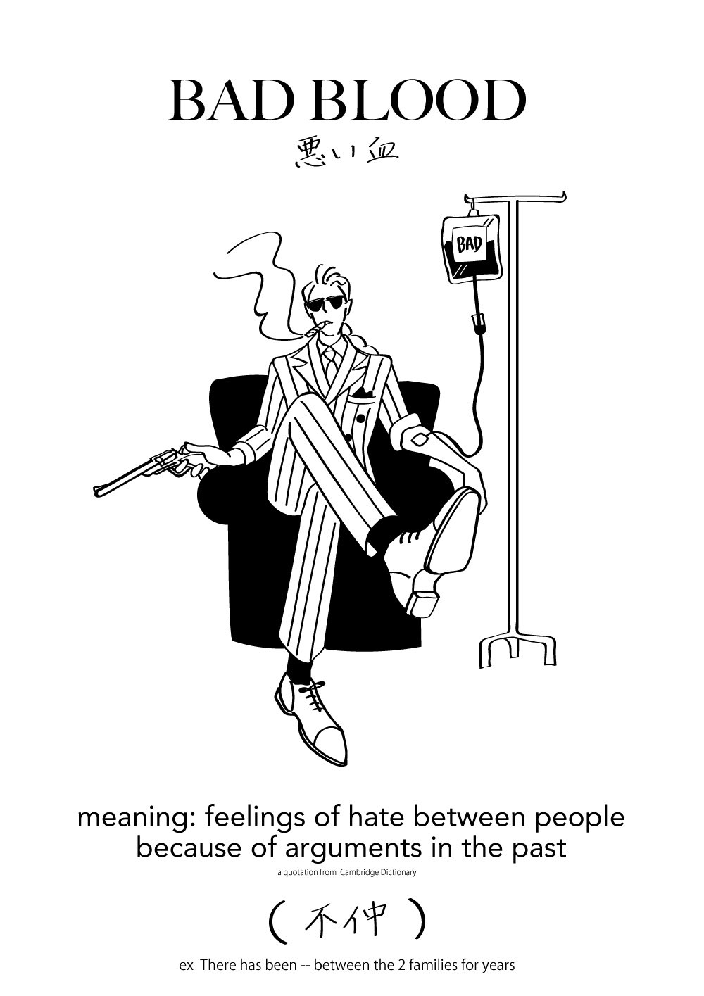 ট ইট র Felix Fabric 今日のおもしろえいご イラストレーション イラスト イラスト好きな人と繋がりたい 英語 英語学習 グラフィックアート モノクロ T Co Fcmtms3qxe ট ইট র