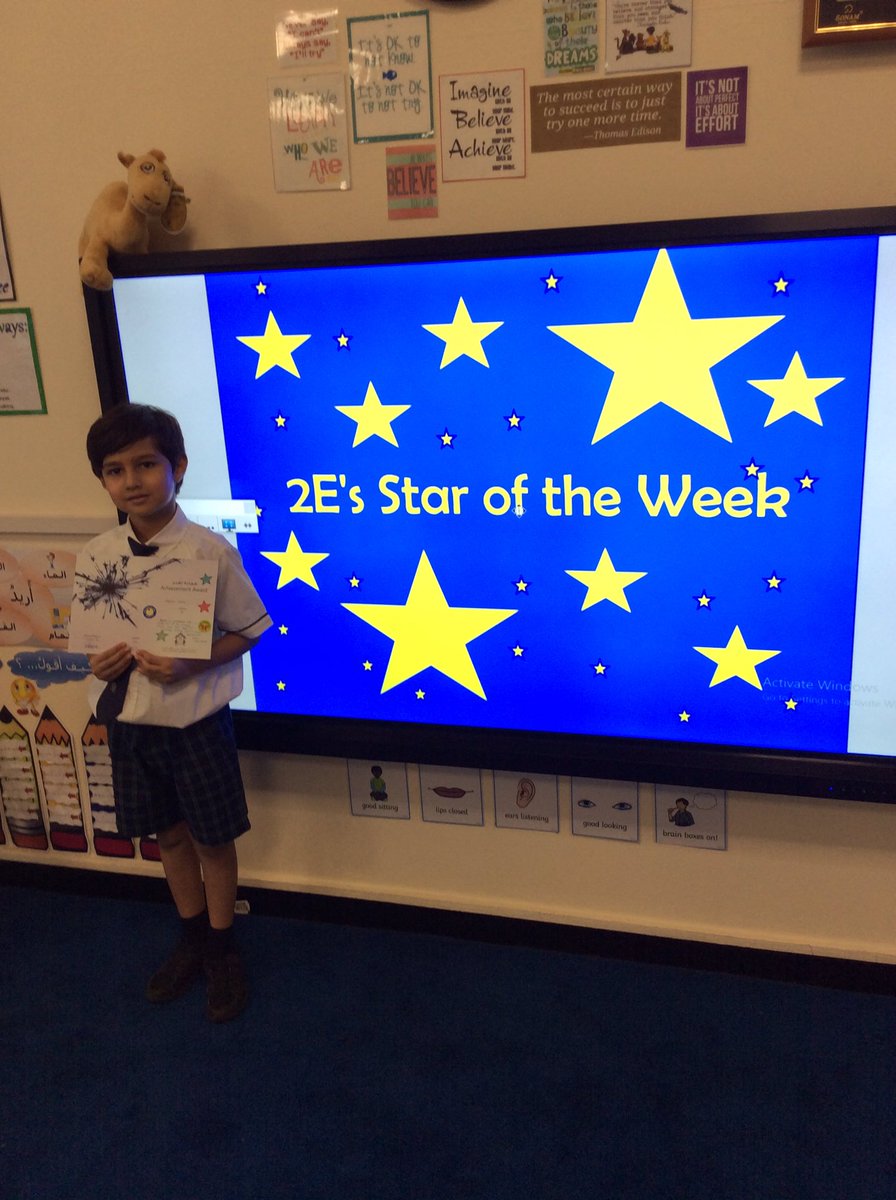 We have another superstar in 2E today. Well done! #jpswholechild