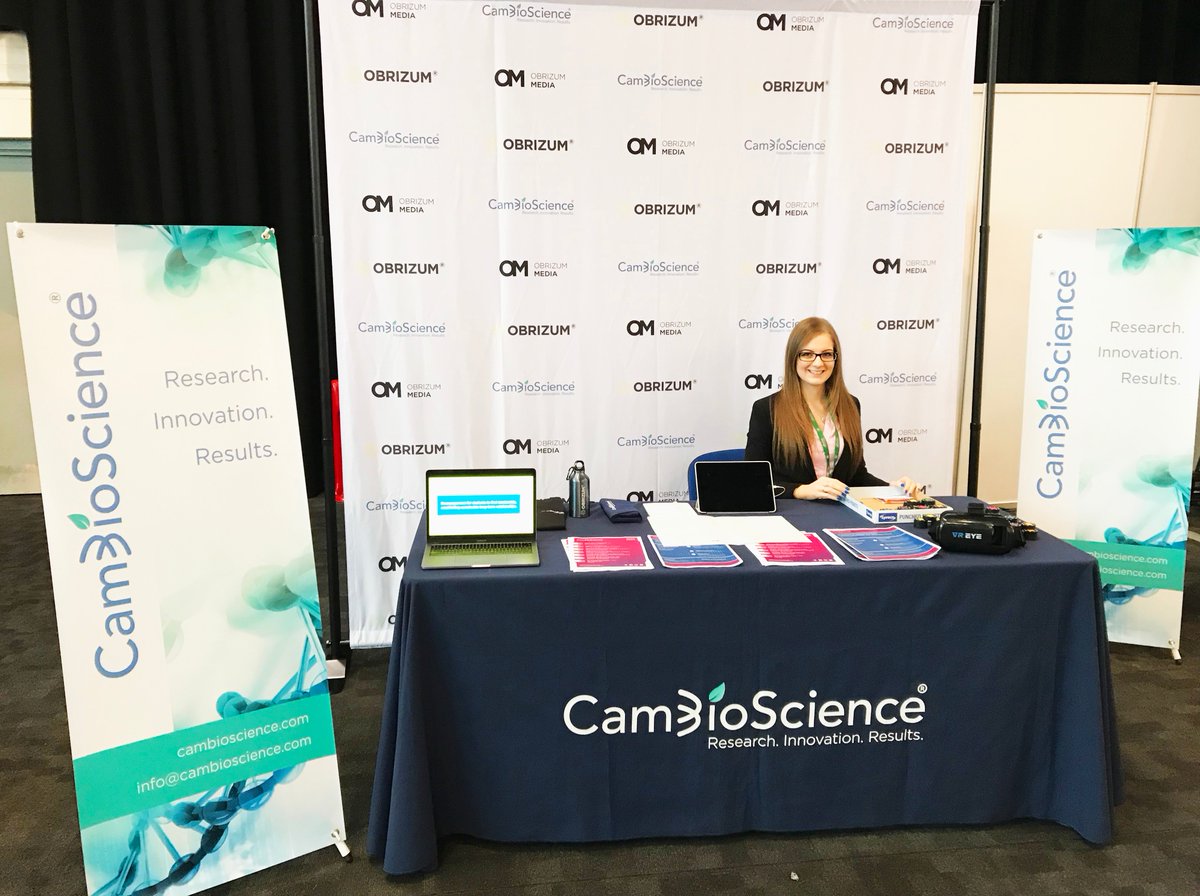 CamBioScience's tweet photo. Day 2 of the @ELRIG_UK Drug Discovery 2019 at the ACC, Liverpool. Come to the "training area" to experience the interactive "Silent Disco" lectures and talk to the team!
#ELRIG #CBS #CamBioScience #DD19 #Courses https://t.co/s5wFFmwJN9