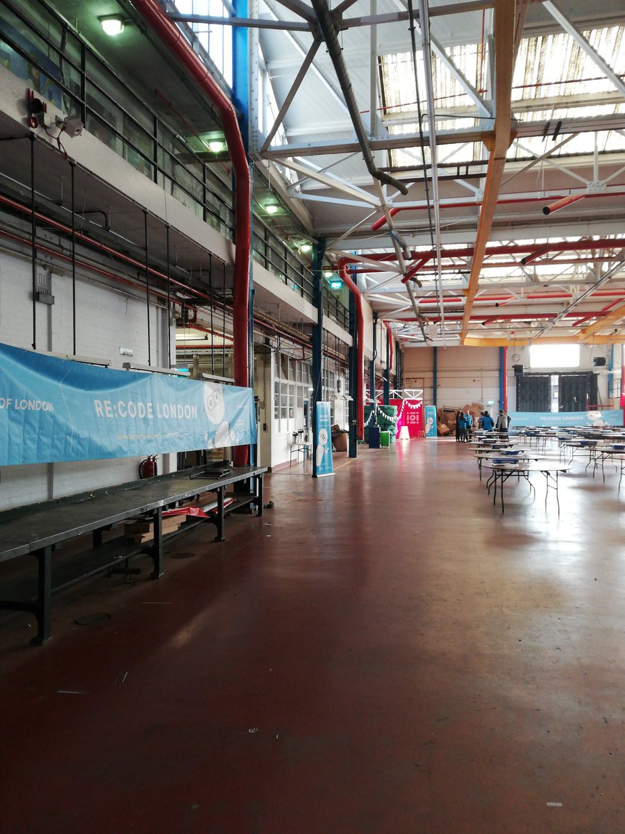 #EngineHall is ready to welcome more and more enthusiastic children for another exciting #ReCodeLondon by <a href="/ImaginationLdn/">Institute of Imagination</a>!