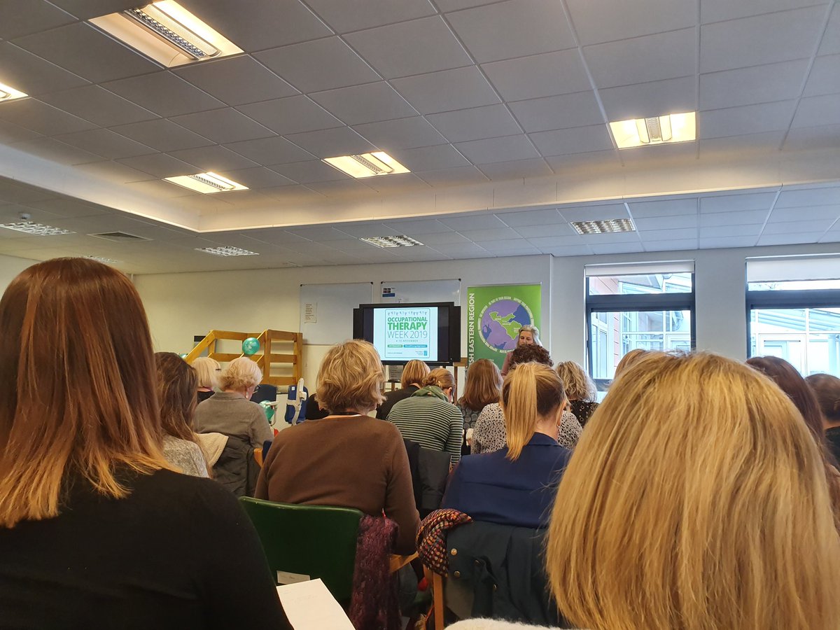 _samrutherford's tweet photo. It's OT week! Enjoying the 'small change, big impact' event #OTWeek2019 #smallchangebigimpact #OccupationalTherapy https://t.co/xwtEum43lE