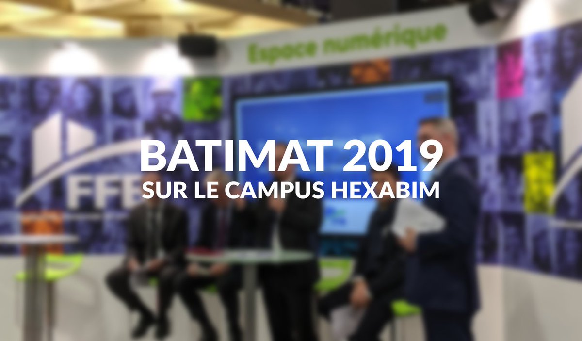 hexabim's tweet image. 📢 Vous n'avez pas eu l'occasion d'aller à @Batimat ? Nous allons vous retransmettre quelques présentations #BIM en direct depuis les stands du salon, on va commencer par celle de @bimsync à 14h ! Inscrivez-vous ici pour suivre en direct : campus.hexabim.com/bim/BATIMAT-20…